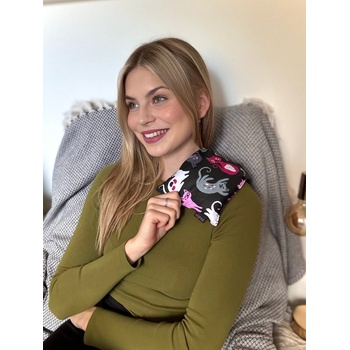 VFstyle Kittens nahřívací polštářek s třešňovými peckami 30x15 cm