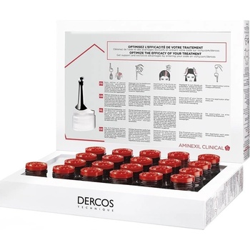 Vichy Dercos Aminexil Clinical 5 cílená péče proti vypadávání vlasů pro ženy Mult-Targed Anti-Hair Loss Treating Care 21 x 6 ml
