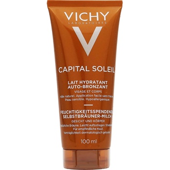 Vichy Ideal Soleil Auto Bronzant hydratační samoopalovací mléko na obličej a tělo 100 ml