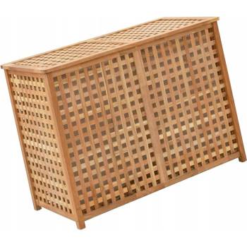 vidaXL 87,5 x 46 x 67 cm masivní ořechové dřevo