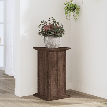 vidaXL Stojan na rostliny hnědý dub 33 x 33 x 60 cm kompozitní dřevo 11461.852966