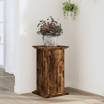 vidaXL Stojan na rostliny kouřový dub 33 x 33 x 60 cm kompozitní dřevo 11461.852964