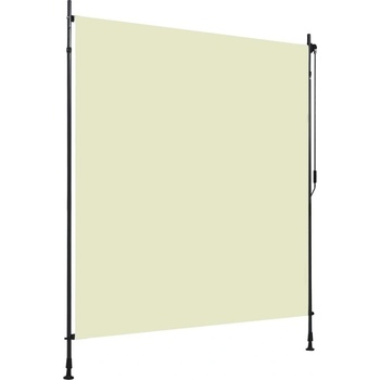 vidaXL Venkovní roleta 200 x 270 cm krémová