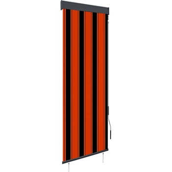 vidaXL Venkovní roleta 60 x 250 cm oranžovo-hnědá