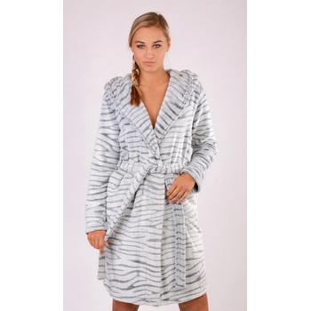 Vienetta Secret župan krátký s kapucí tučňáci šedá