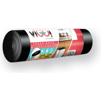 Vigo HDPE 60l 6µm 50ks černé