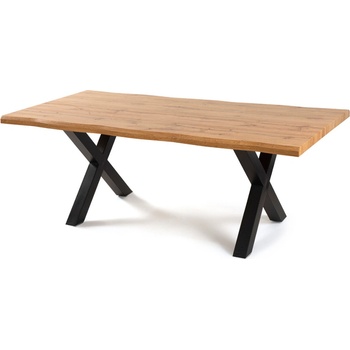 Vikio VJS100D-160 Jídelní stůl 160 x 90 dekor dub kovové nohy