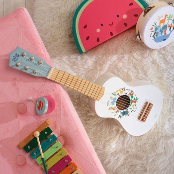 Vilac Dřevěná kytara Zvířata světa Sarah Betz