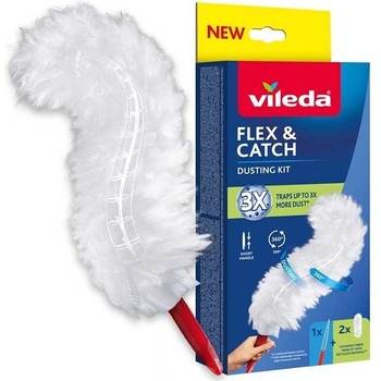 Vileda Flex & Catch 179432 prachovka s krátkou rukojetí