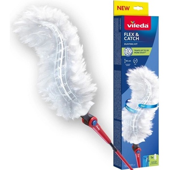 Vileda Flex & Catch 179434 prachovka s dlouhou rukojetí + 1 náplň