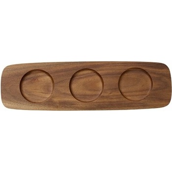 Villeroy & Boch Artesano Original dřevěný podnos pro 3 misky na dip, 30 x 9 cm 10-4130-8059