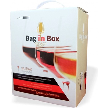 Vinařství Vajbar Veltlínské zelené Bílé 11,5% 5 l (karton)
