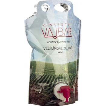 Vinařství Vajbar Veltlínské zelené Bílé 12% 1,5 l (karton)