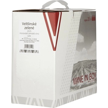 Vinařství Vajbar Veltlínské zelené Bílé 13% 3 l (karton)