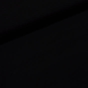 Viskózový úplet TEPLÁKOVINA 22657, jednobarevná uni černá, š.165cm (látka v metráži)