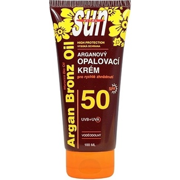 Vivaco Sun opalovací krém SPF50 s arganovým olejem 100 ml