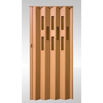 Vivaldi Shrnovací dveře prosklené Dub 80 cm