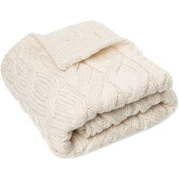 Vlnka Dětský vlněný pléd Supersoft Merino přírodní velikost lůžkovin