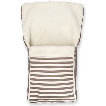 Vlnka s ovčí vlnou pruhy