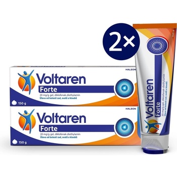 VOLTAREN FORTE DRM 20MG/G GEL 150G IIB + VOLTAREN FORTE DRM 20MG/G GEL 150G IIB