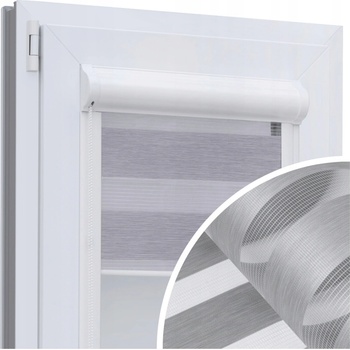 VOPPI ROLETA DEN A NOC V KAZETĚ 110 x 150 CM PAŘÍŽSKÁ ŠEDÁ