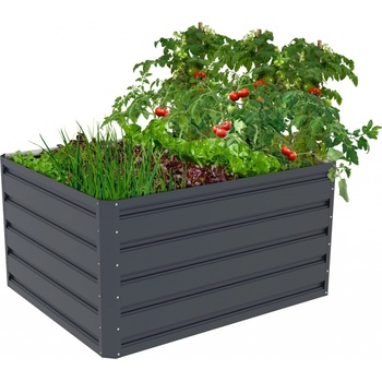 Vyvýšený záhon G21 Daisy 100 x 80 x 52 cm plechový antracitový