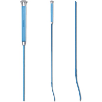 Waldhausen Drezurní bič s gelovou rukojetí černá