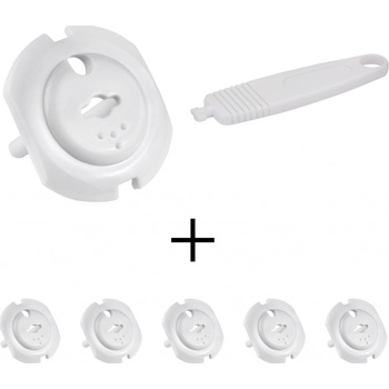 Walteco dětská pojistka do elektrické zásuvky 6 + 1 ks