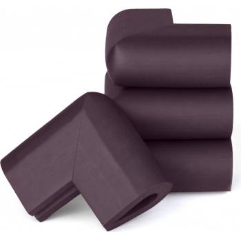 Walteco Ochrana rohu 55x55x20mm, samolepicí, hnědá, 4 ks , 40317