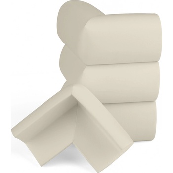 Walteco Ochrana rohu 55x55x35mm, samolepicí, béžová, 4 ks , 40316