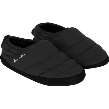 Warg Downroy Péřové papuče černá