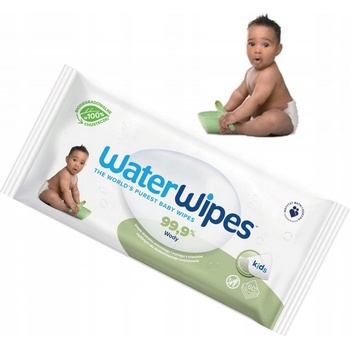 WATERWIPES Vlhčené ubrousky bez obsahu plastů Soapberry 60 ks