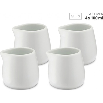 Weis konvička na mléko 100 ml porcelán sada 4 ks