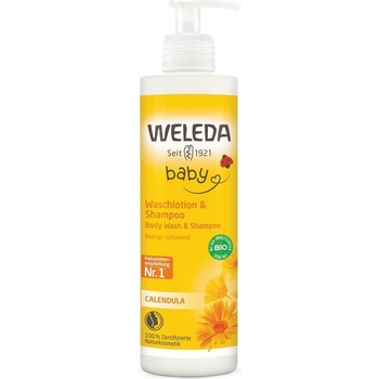 Weleda Měsíčkový mycí krém a šampon 400 ml