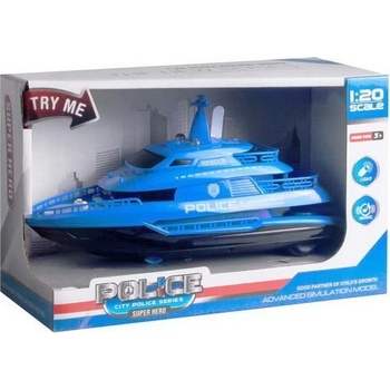 Wiky Loď na setrvačník s efekty modrá 22 cm