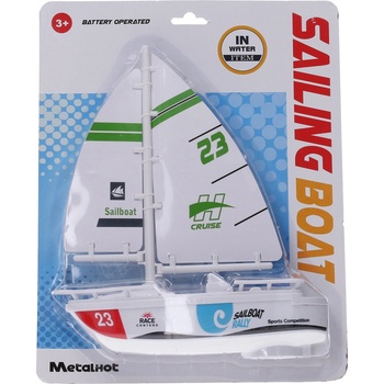 Wiky Vehicles Loď závodní na baterie 21x6,5x25 cm