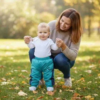 Wolf Dětské zateplené šusťákové kalhoty B2071B petrolejové