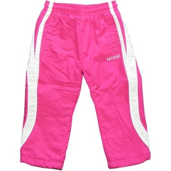 Wolf Dětské zateplené šusťákové kalhoty B2171 růžové