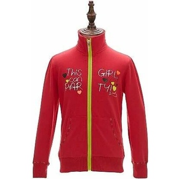 Wolf M2642 dívčí mikina se stojáčkem červená