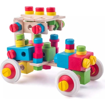 Woody DŘEVO Stavebnice montážní