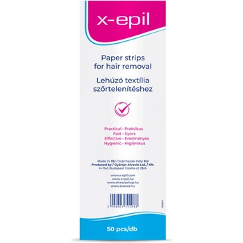 X-epil textilní depilační pásky 50 ks