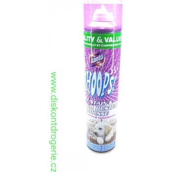 Xanto Vamoosh! pěnový odstaňovač skvrn a pachu z domácích zvířat 600 ml