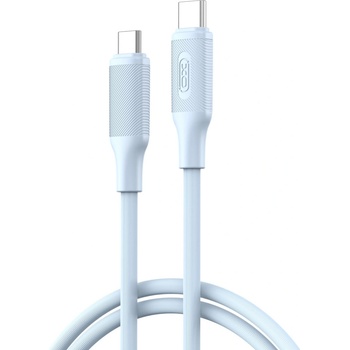 XO NB-Q265B USB-C - USB-C, 60W, 3A, 1m, modrý