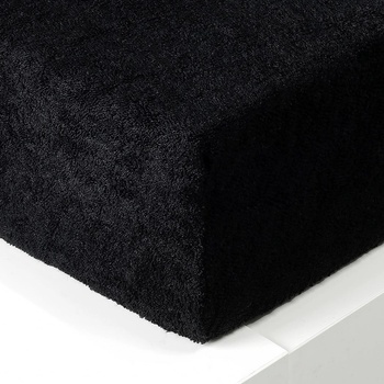 Xpose Froté prostěradlo Exclusive černé 120x200