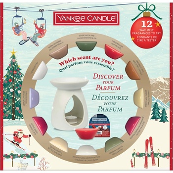 Yankee Candle aroma lampa + 12 vosků a aromalampy 2025