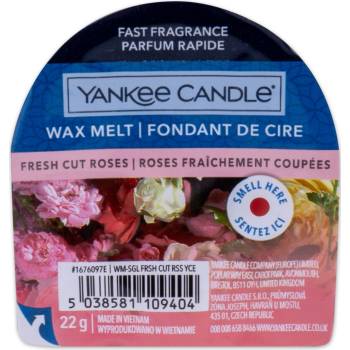 Yankee candle fresh cut roses vonný vosk do aromalampy 22 g