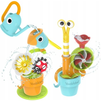 Yookidoo Hračka do koupele Šnek a květina v zahradě