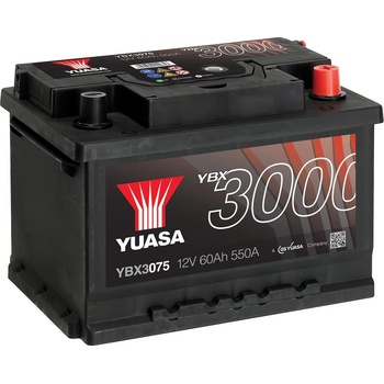 Yuasa YBX3000 12V 60Ah 550A YBX3075