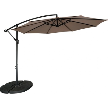 Zahradní slunečník Houseland Zynex 300 cm světle hnědý