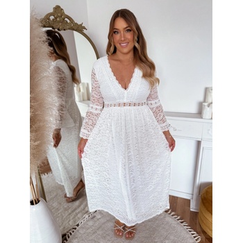 Zazza bílé krajkové šaty